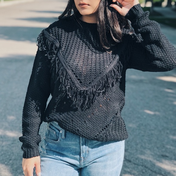 (LAST) Stacie Fringe Knit - Picture 2 of 6